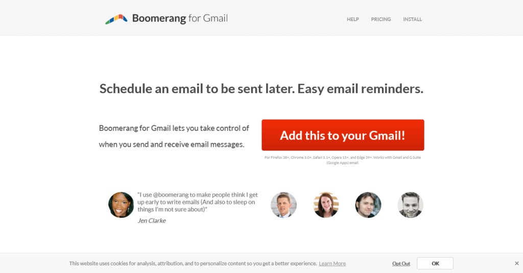 boomerang mail