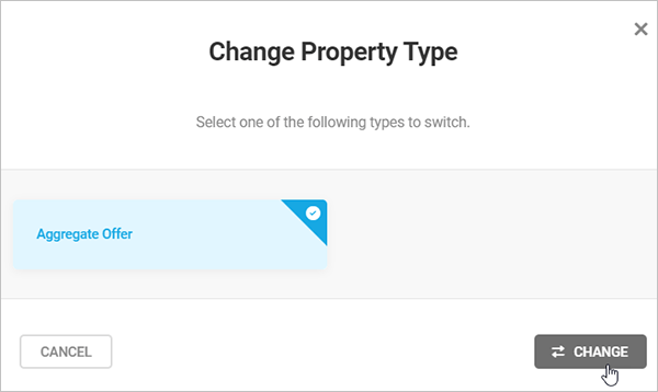 Change property type