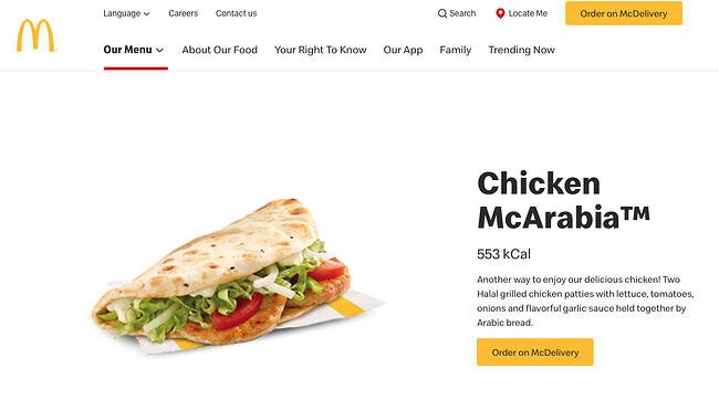 global marketing strategy example by mcdonalds (mcarabia)