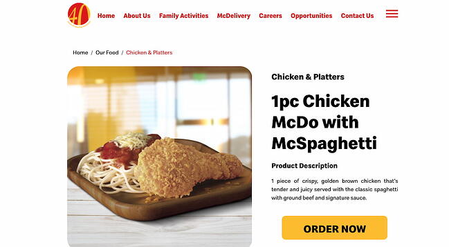 global marketing strategy example by mcdonalds (mcspaghetti)