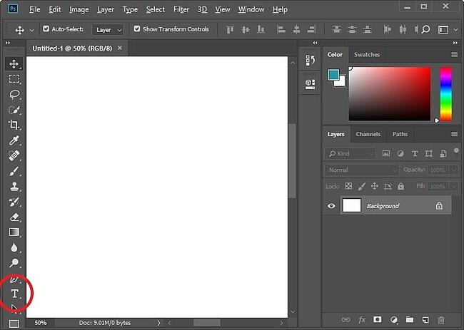 how to make an ad on photoshop: add text 