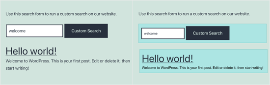 SearchWP Custom CSS Preview
