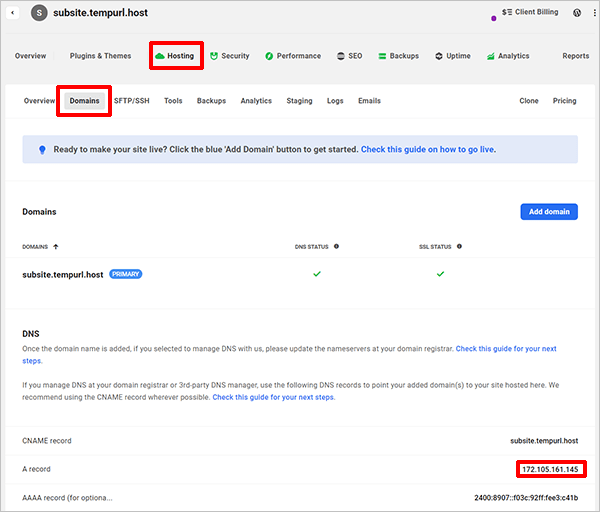 The Hub - Hosting - Domains