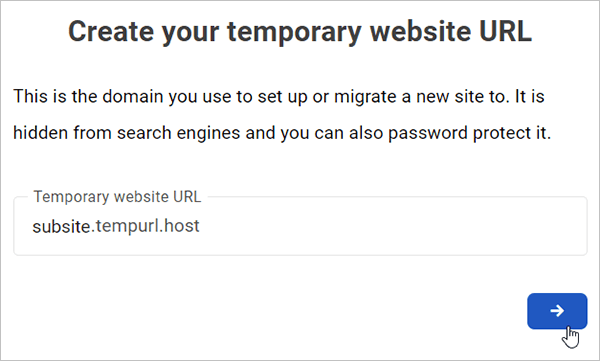Hub - Create A Temporary URL