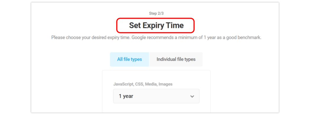 Browser cache expiry time