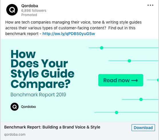 Qordoba marketing messaging benefits example