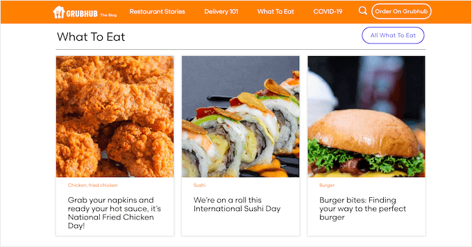 Grubhub Blog