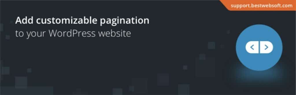 The Pagination by BestWebSoft WordPress plugin card.