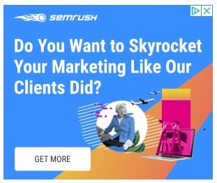 semrush google display ad example that reads 