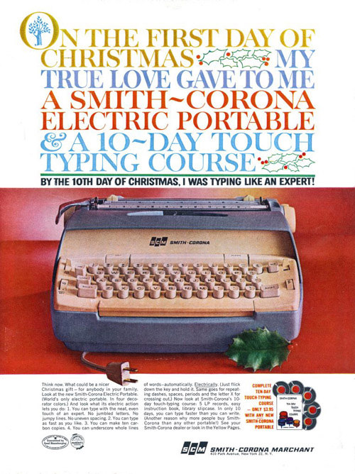 My True Love Gave Me Smith-Corona