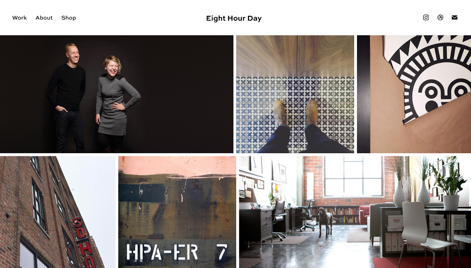 About Us Page Examples: Eight Hour Day