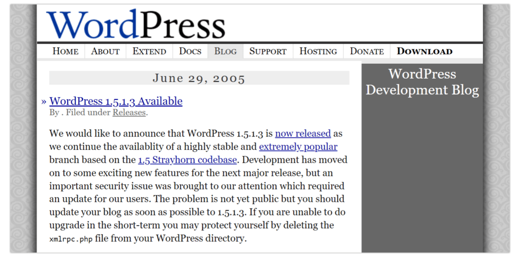2005 Blog 