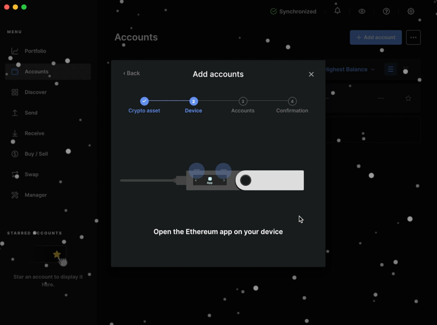 device button click
