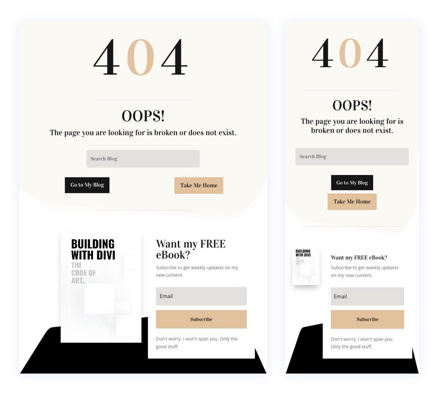 blogger 404 page template