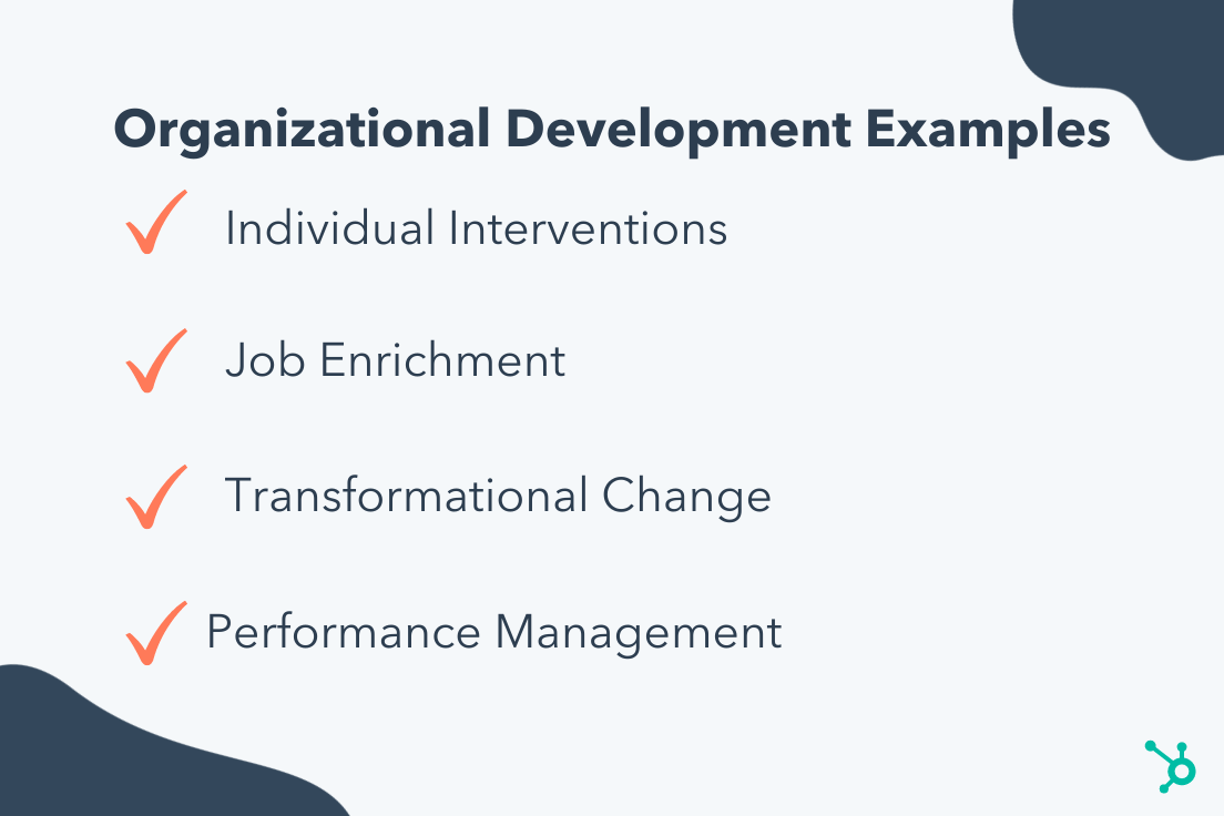 organizational development examples