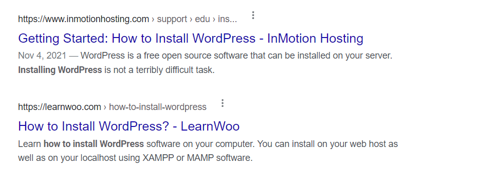 Examples of vague meta descriptions