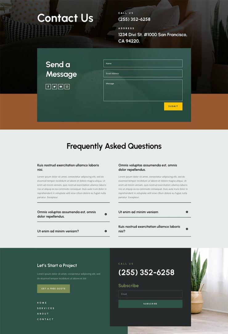 divi flooring layout pack