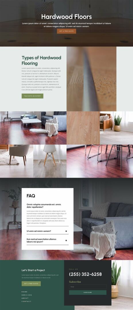 divi flooring layout pack