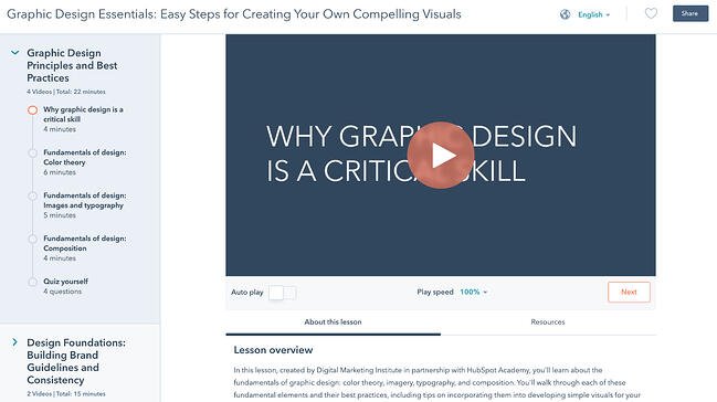 free online courses: graphic design