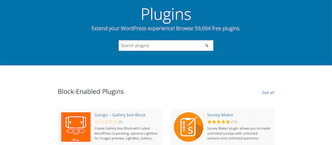 Free WordPress plugins