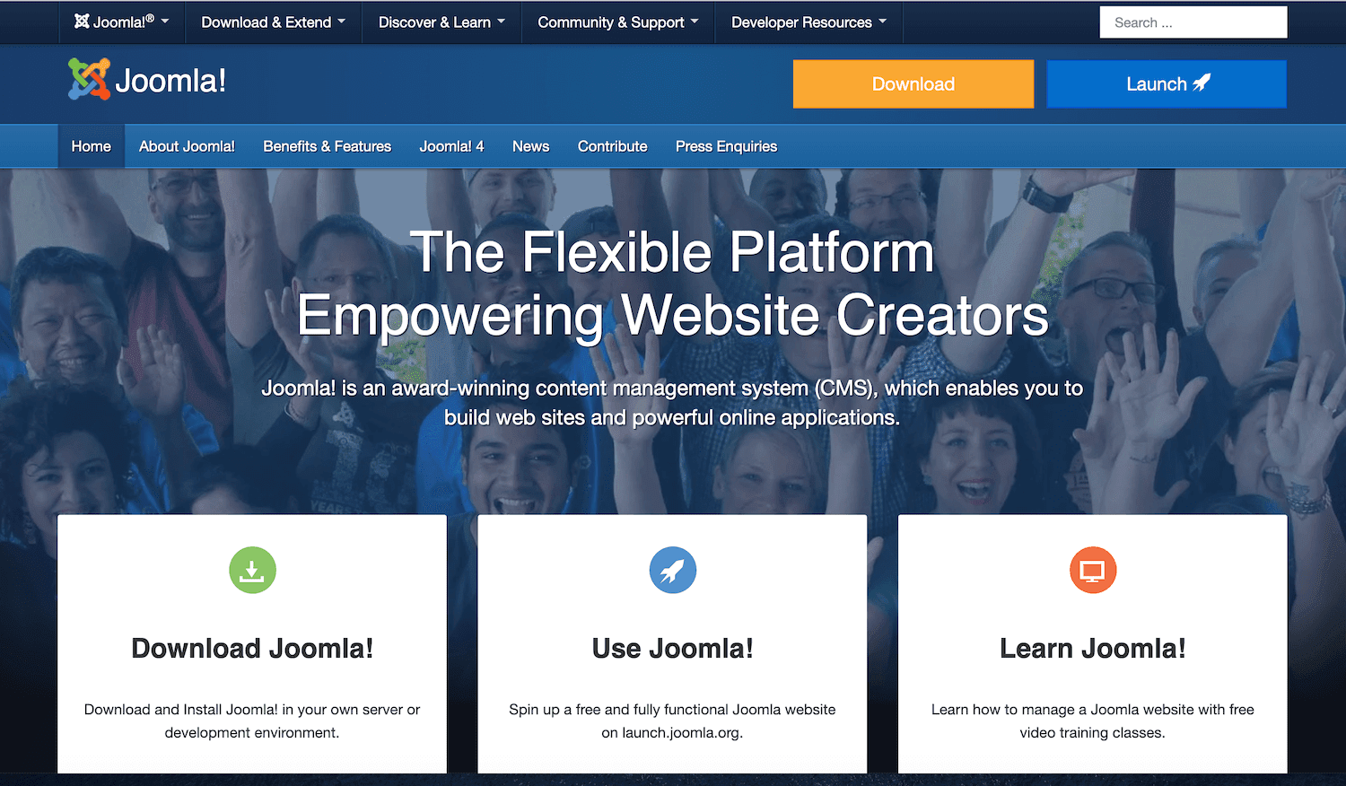 Joomla website