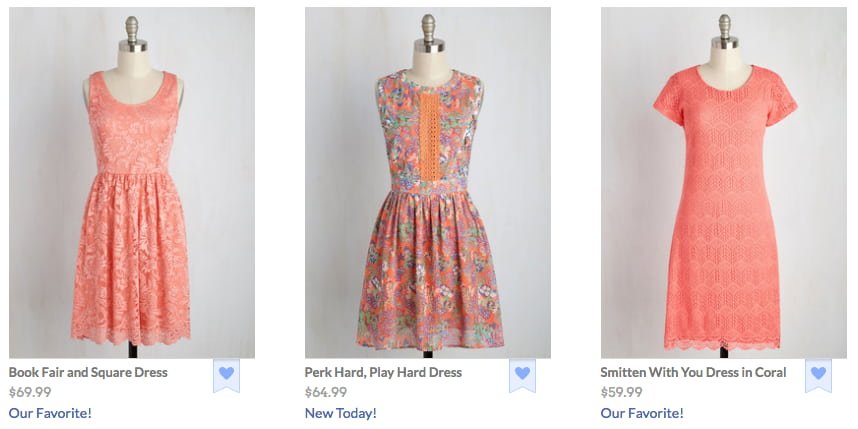 ModCloth new arrivals copy