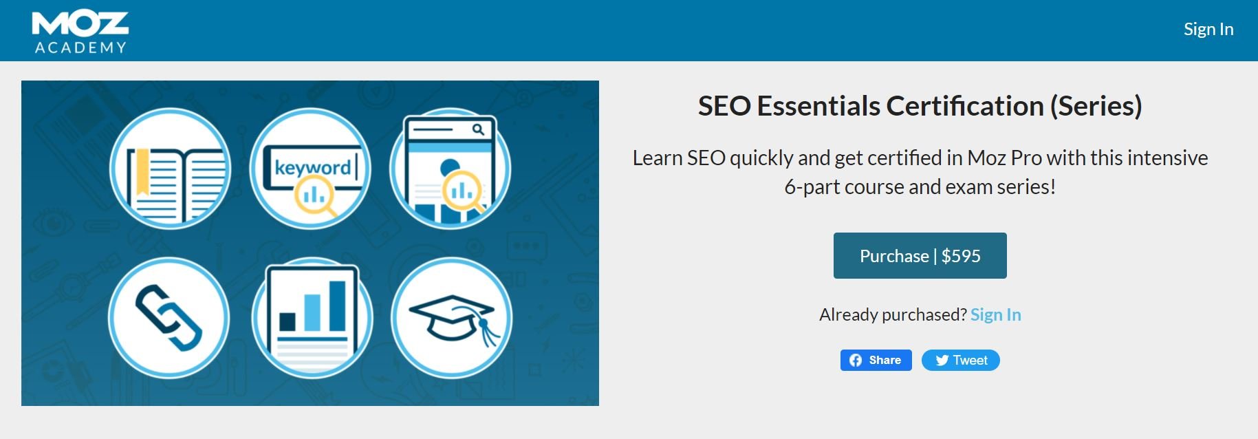 The SEO Essentials Certification course by Moz includes keyword research training. 