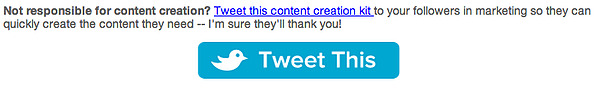 Premade tweet copy example Premade tweet copy example
