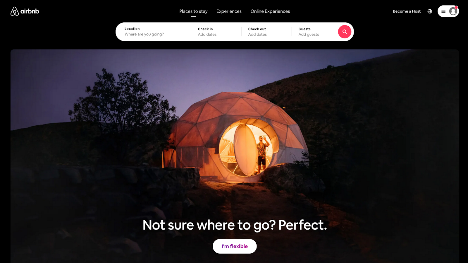 Air BnB visual identity example