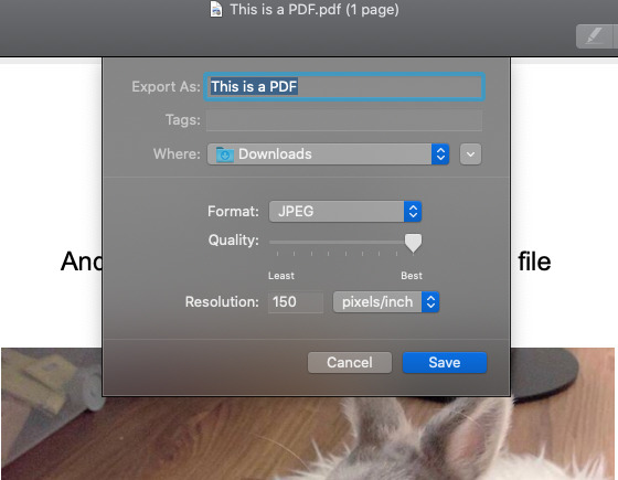 How to Convert PDF to Image File on Mac