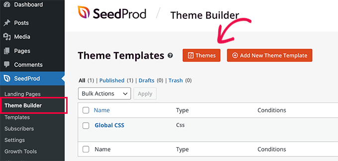 Create SeedProd theme