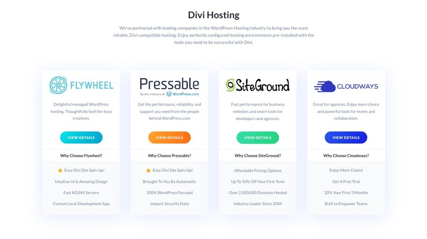 divi hosting requirements