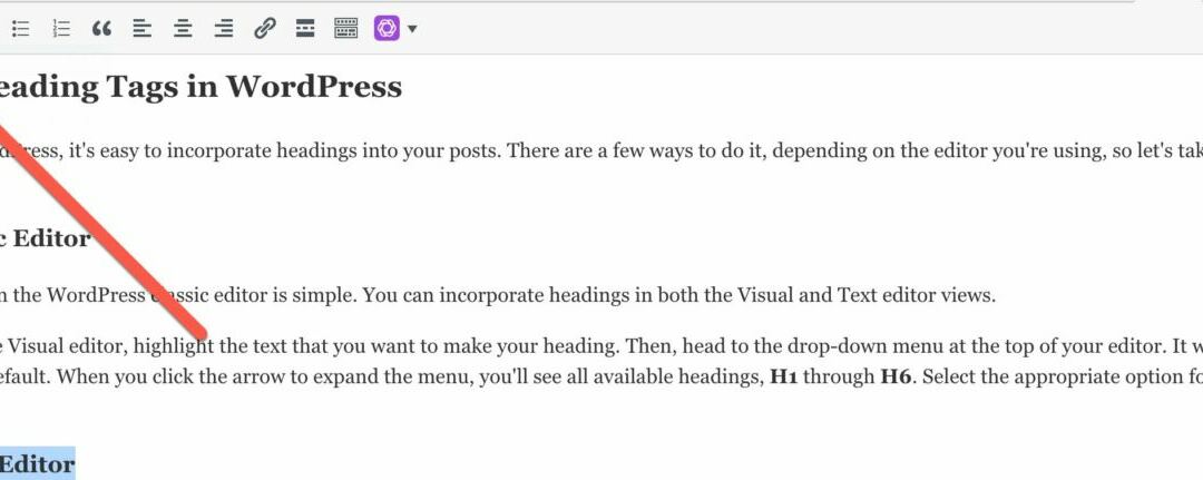 Very best Practices for Heading Tags in WordPress search engine optimization