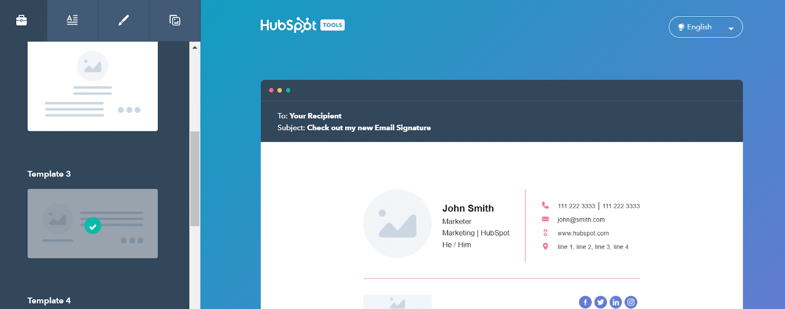 HubSpot email branding