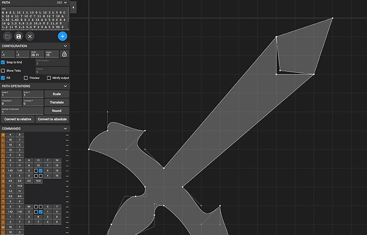 SVG Path Editor