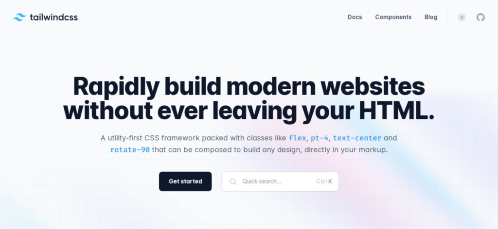 tailwind-css-homepage