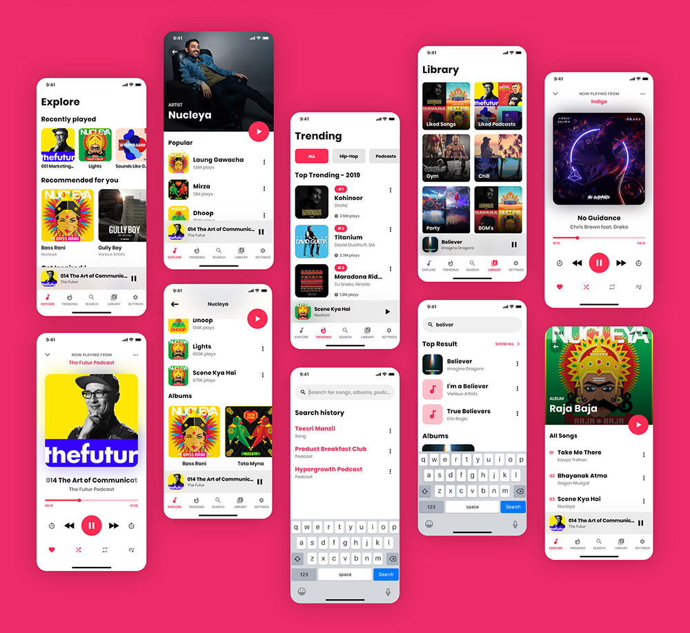 Music-App-UI-Kit