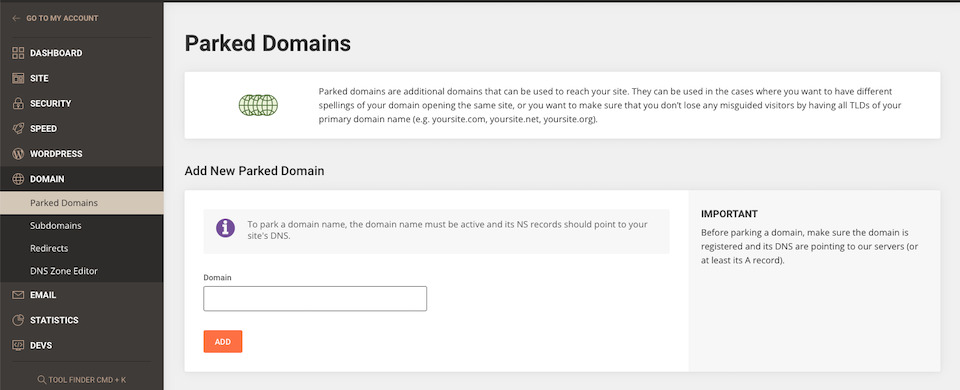 siteground site tools