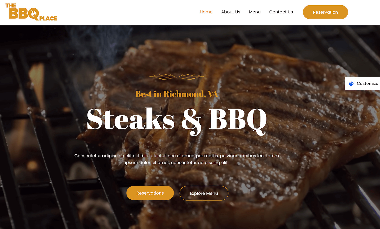 BBQ Restaurant template