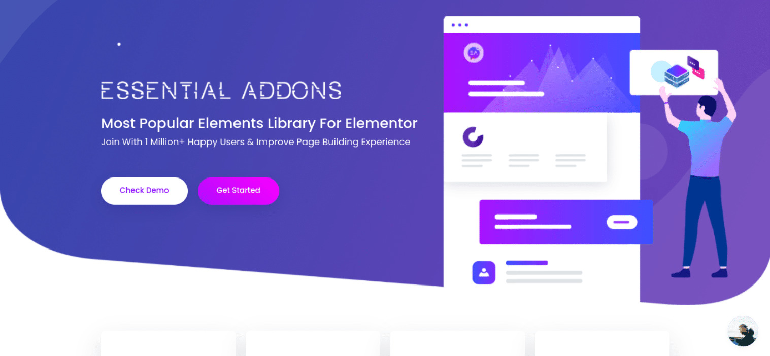 Essential Addons for Elementor website