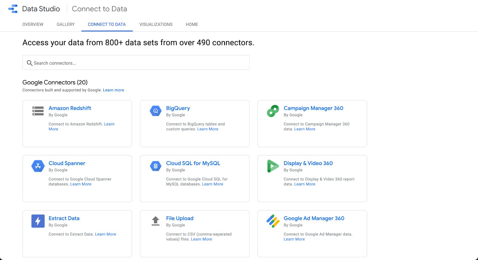 google data studio tips: connect to sources