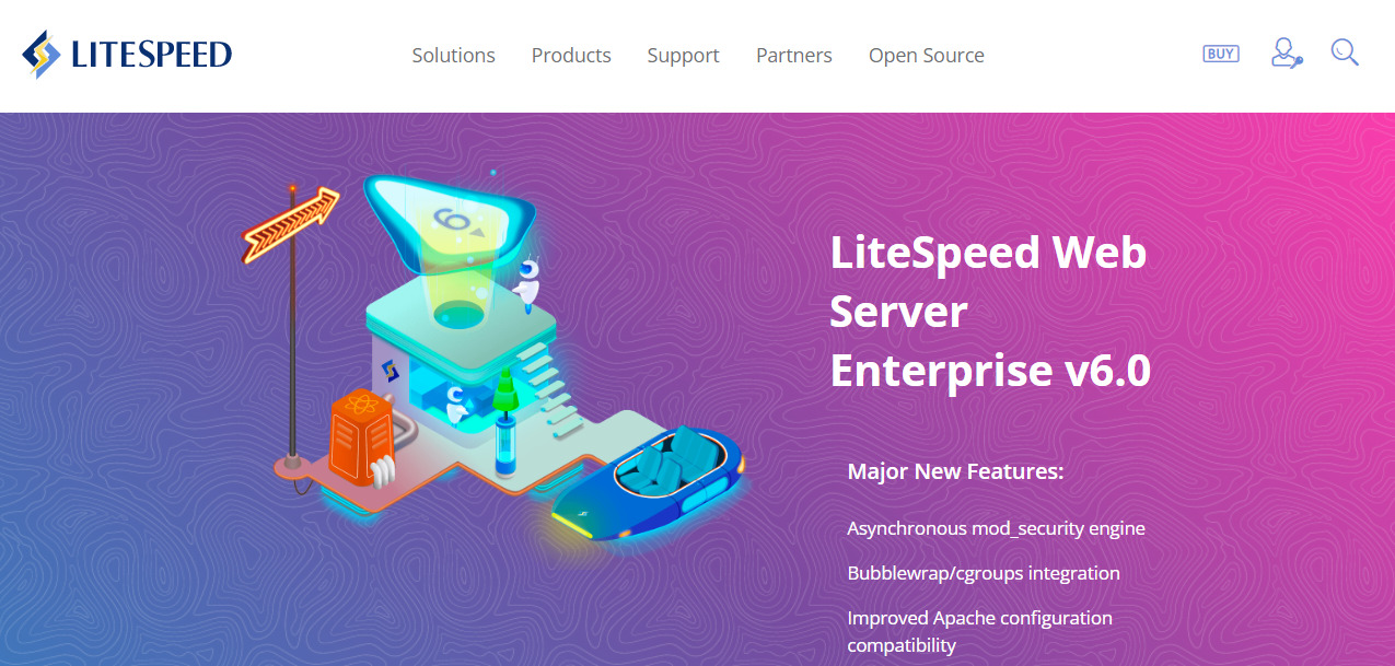 LiteSpeed homepage