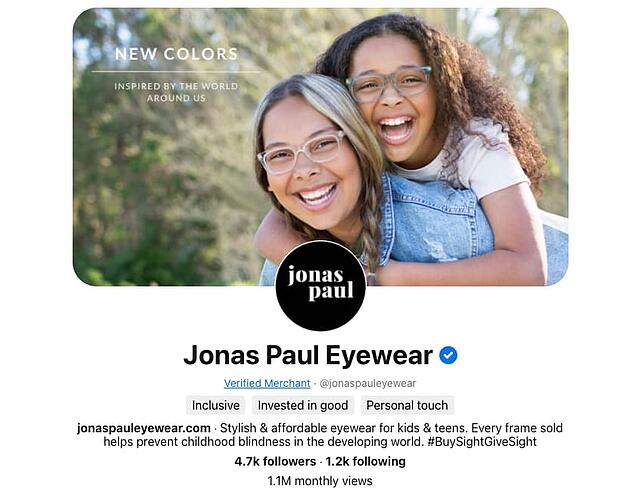 Companies on Pinterest: Jonas Paul Eyewear