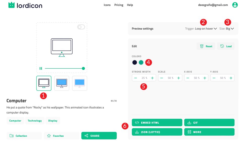 Lordicon Full Editor