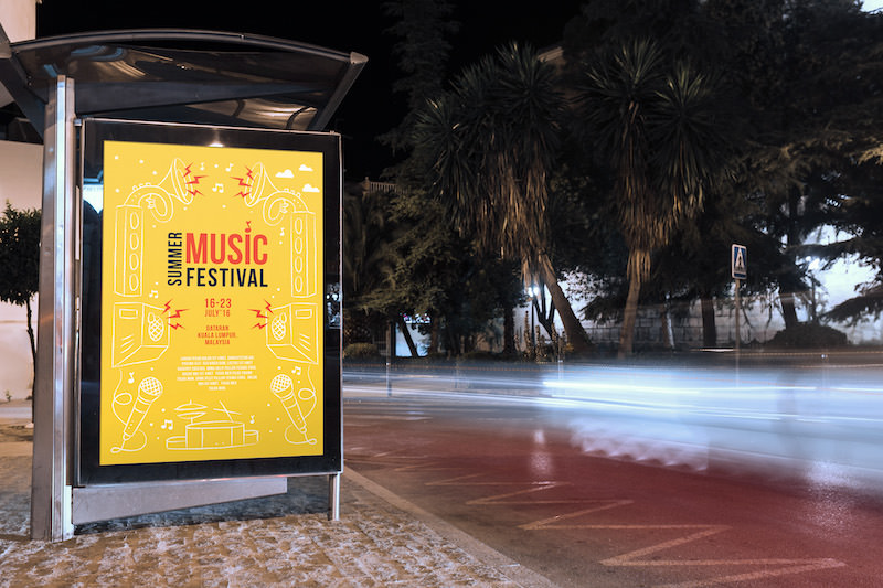 digital outdoor ad
