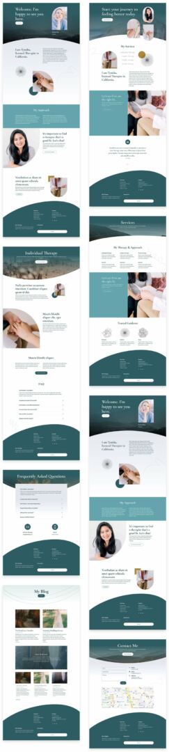 Get a FREE Therapy Layout Pack for Divi