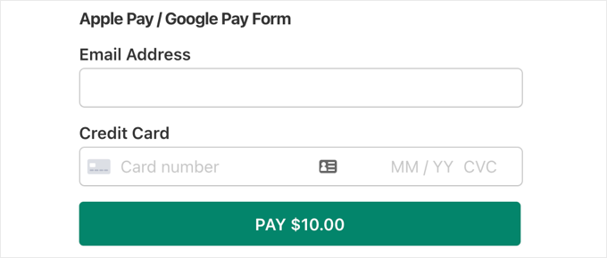 WP Simple Pay Payment Form Preview