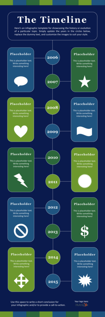 The Timeline infographic template for PowerPoint