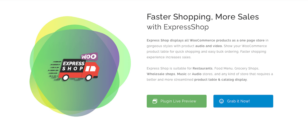 Express Shop plugin