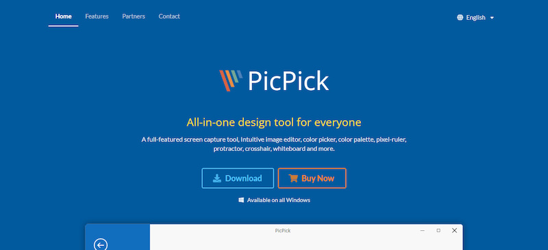 picpick screenshot tool